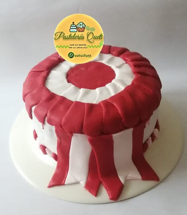 pasteleria queti peru escarapela rojo y blanco