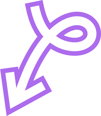 Flèche Violette diagonale