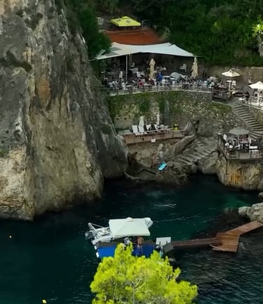 La Grotta Bar Paleokastritsa Villa Olivia Corfu