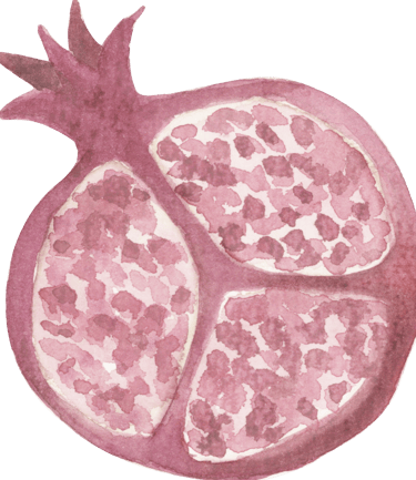 open pomegranate