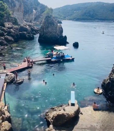 La Grotta Bar Paleokastritsa Villa Olivia Corfu