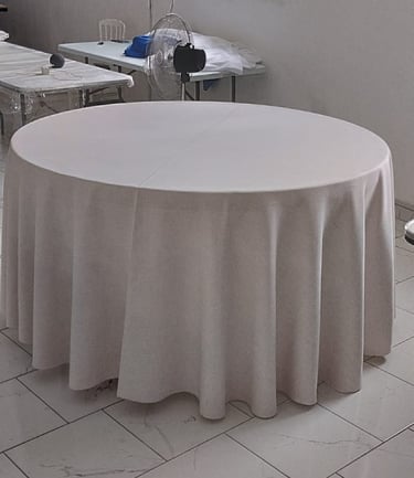 Mantel Cricular Pra Mesa Circular