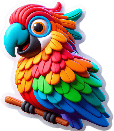 Kolorowa papuga