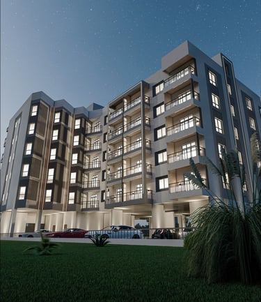 Modern residential development in Abu Dhabi