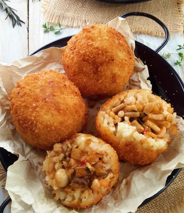 Oyster Mushroom Arancini