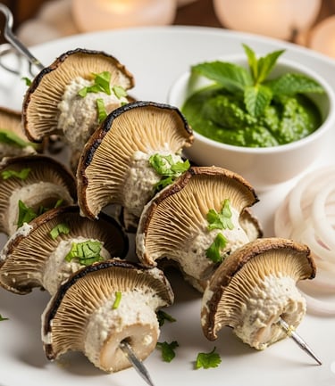 Oyster Mushroom Malai Tikka