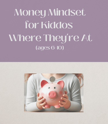 a woman holding a piggy bank