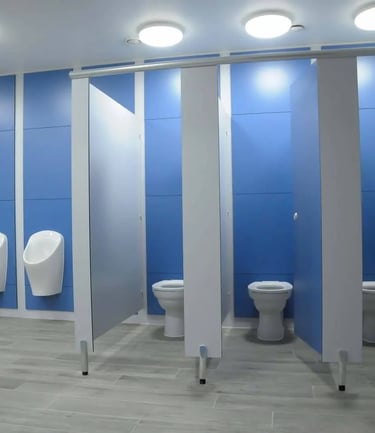 "Trusted toilet cubicle supplier in Hyderabad - Construction Solutions"