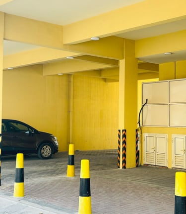 parking space in a residential property owned by the other dimension real estate agency in Bahrain
