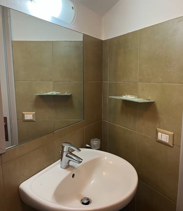 Bagno camera singola Hotel Aurora Colico