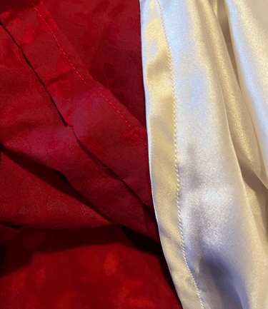 hemming a dress