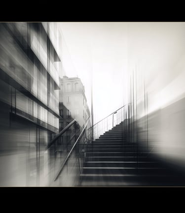 a person walking up stairs with a skateboard