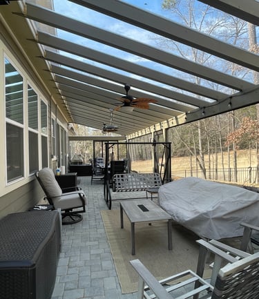 porch addition Charlotte, NC