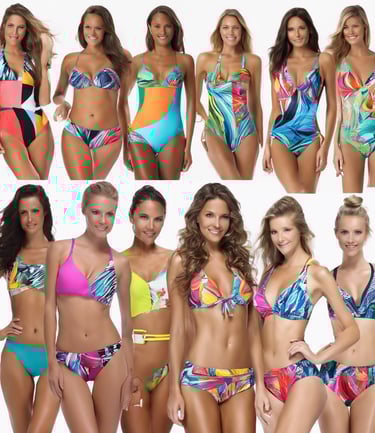 a row of bras hanging on a wall