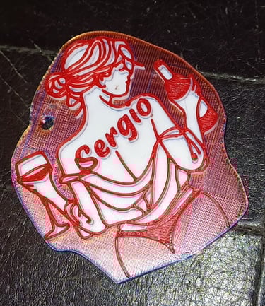 PORTACHIAVI 3D PERSONALIZZATO