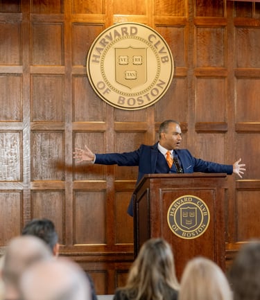 Nadeem Azhar at Harvard Club of Boston
