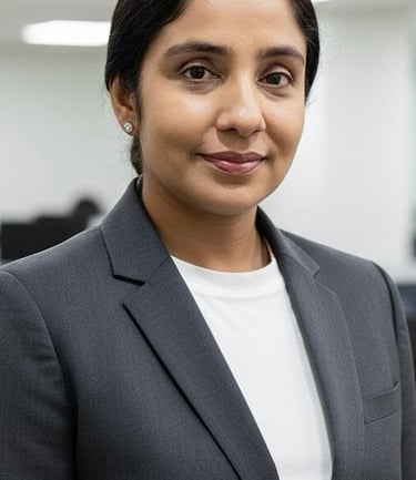Iram Saleem – MKAS leadership team member supporting AML, compliance and governance initiatives.