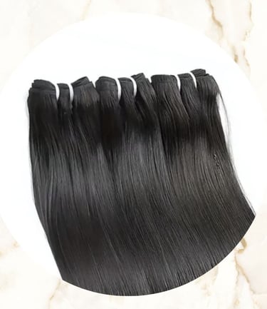 Echthaartressen hair weft bundles
