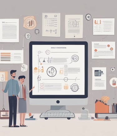 A digital marketing campaign being analyzed.