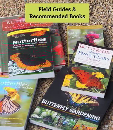 Butterfly books/mostly field guides