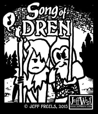 J. Freels "Song Of Dren" Stick Figure comic demo comic