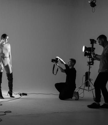 Fotografas Eimantas Paulauskas eimantasPhoto studijoje