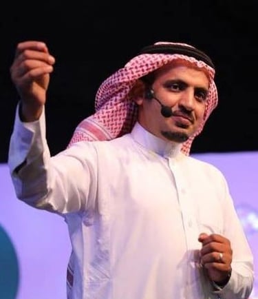 A portrait of trainer Mohammed Qahtani
