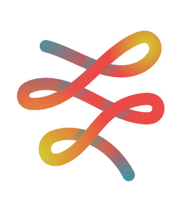 a colorful abstract design of a stylized design