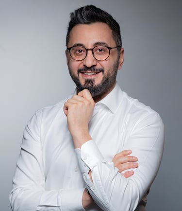 A portrait of trainer Darav Taha