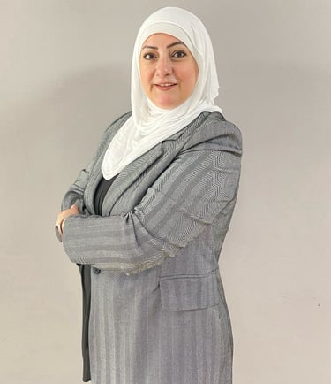 A portrait of trainer Raja Almasri