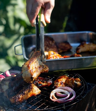 BBQ cooking