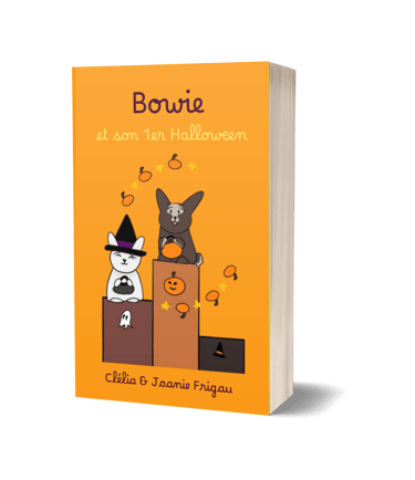 Livre broché "Bowie et son premier Halloween" - Clélia et Joanie Frigau