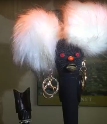 Playful image of object representing a therapeutic character or role