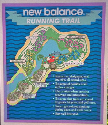 Caribbean Beach Resort Running Trail