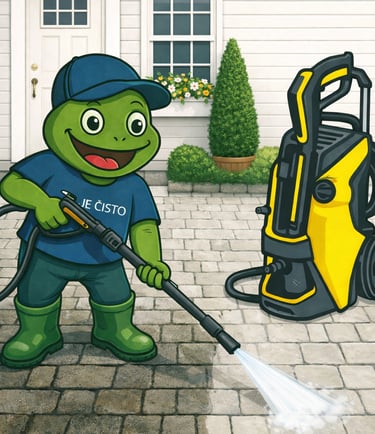 Čiščenje tlakovcev