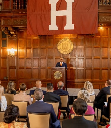 Nadeem Azhar at Harvard Club of Boston