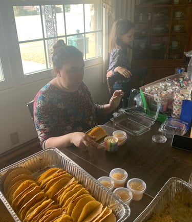 Preparing meals