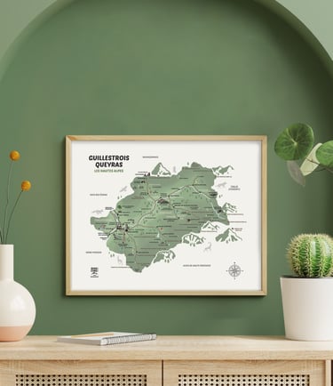 Carte Guillestrois Queyras Zéro Cinq Design