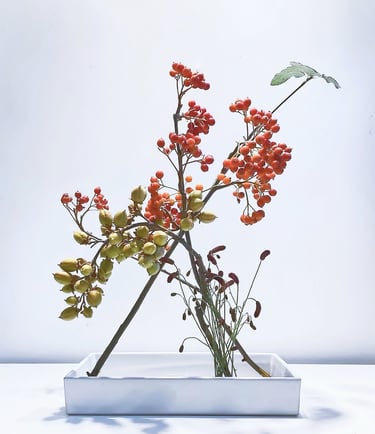 Tara Khan - Sogetsu Ikebana