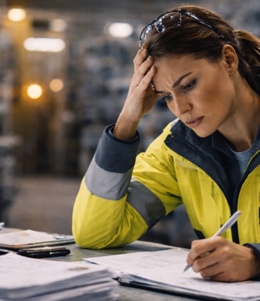 Manuelle Daten Erfassung beim Shopfloor