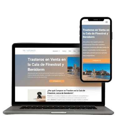 diseño web trasteros benidorm