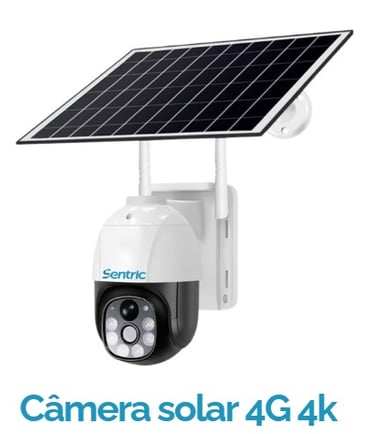 Câmera solar 4G