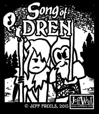 J. Freels "Song Of Dren" Stick Figure comic demo comic