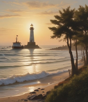 A modern office building with a glass facade features sharp, angular architectural lines. A large red 'T' logo is prominently displayed on the rooftop, accompanied by several antenna structures.