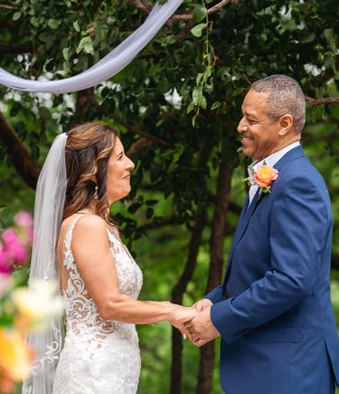Dallas Texas older couple wedding photographer
