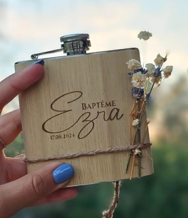 fiole gravure personnalisée