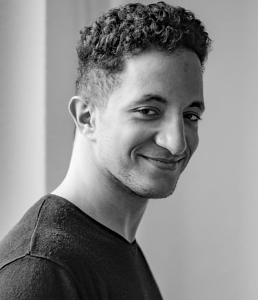 a man with a smile on his face