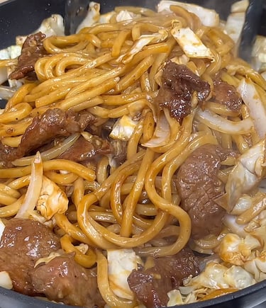 Beef Yaki Udon Noodle