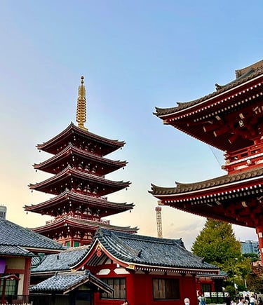 Pagode à 5 étages au temple Sensō-ji