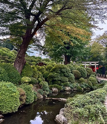 Sanctuaire Nezu-jinja à Tokyo